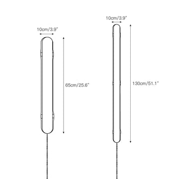 Capsules Joy Plug-in Wall Lamp – detail 3 — Dimension drawings 1