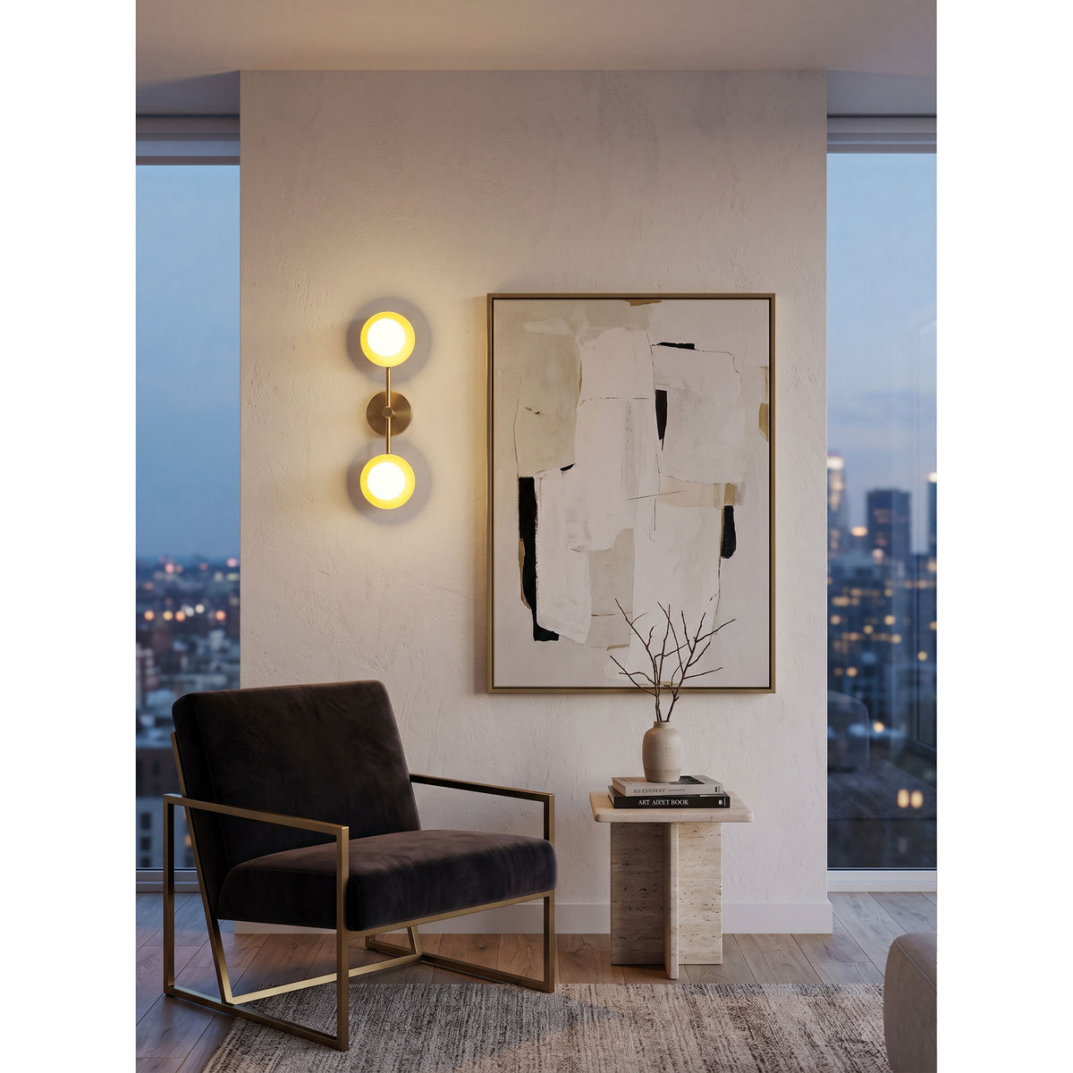 Applique murale Cara Alabaster