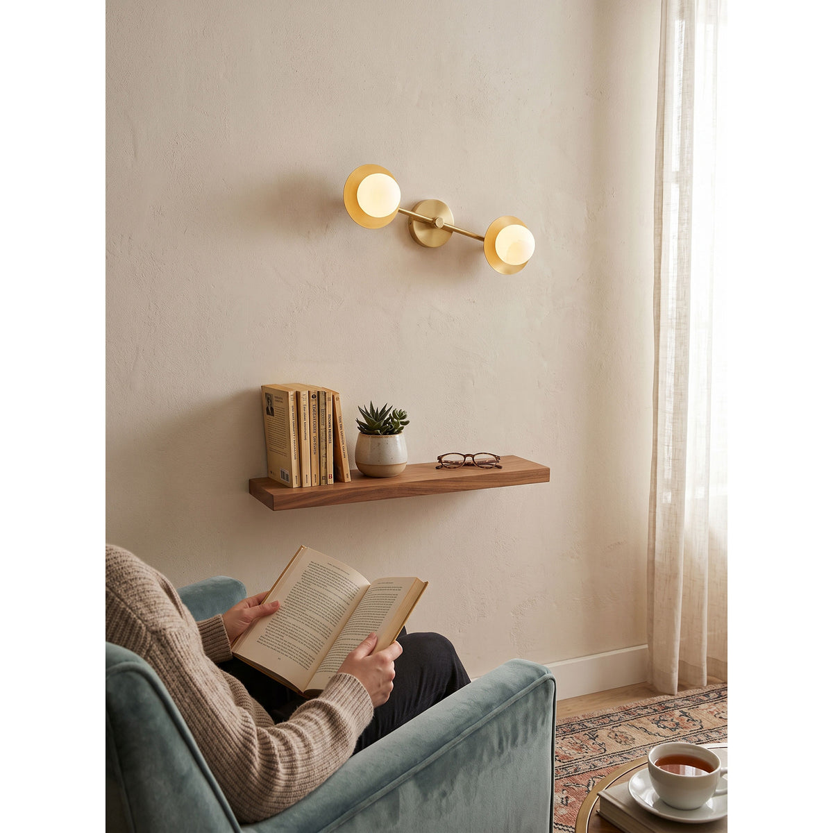 Applique murale Cara Alabaster