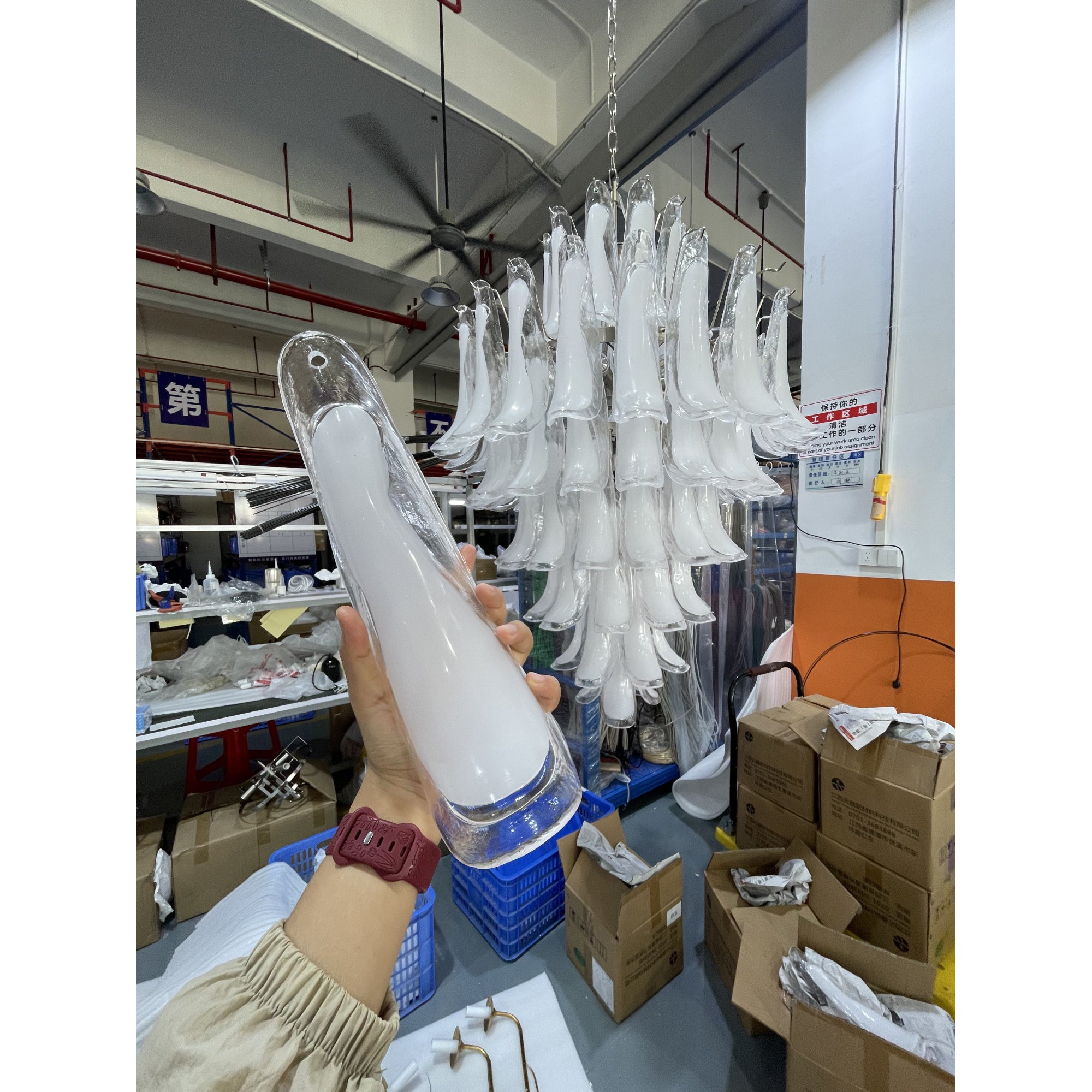 Caramello Petal Chandelier