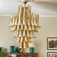 Load image into Gallery viewer, Caramello Petal Chandelier
