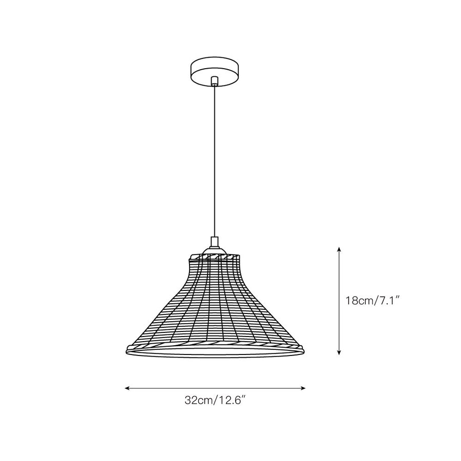 Caribe Pendant Lamp – detail 3 — Dimension drawings 1