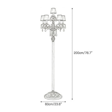 Carins Floor Lamp – detail 3 — Dimension drawings 1