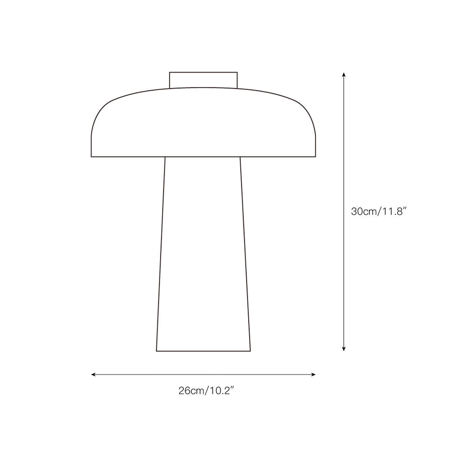 Carla Travertine Table Lamp – detail 3 — Dimension drawings 1