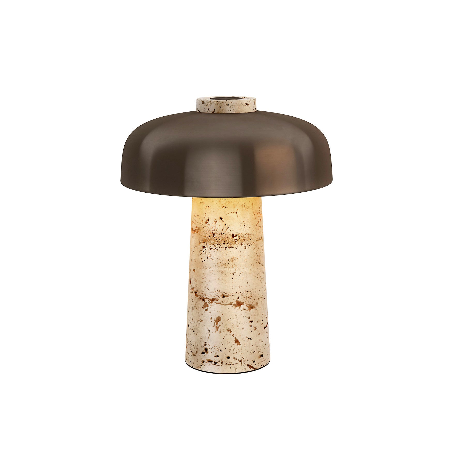 Carla Travertine Table Lamp