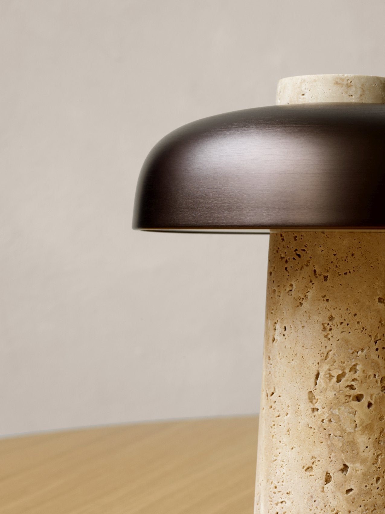 Carla Travertine Table Lamp