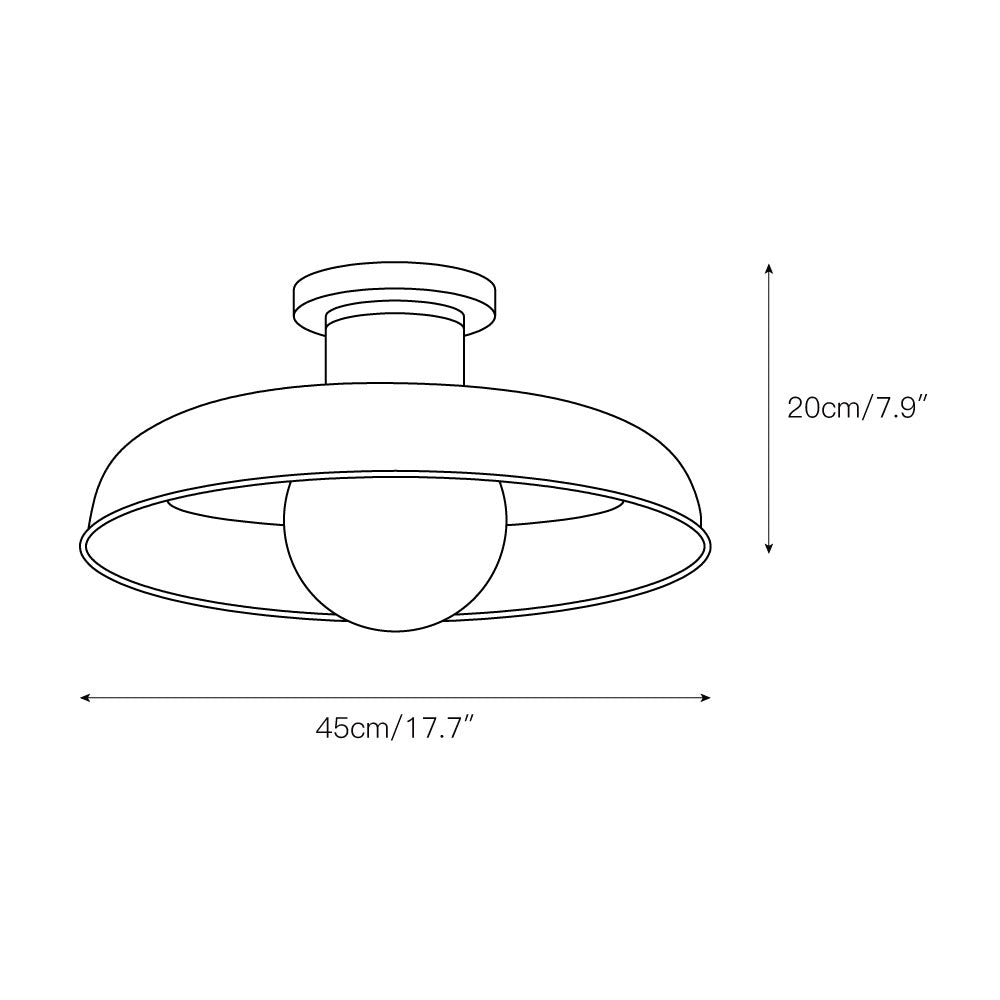 Carneros Flush Mount Ceiling Lamp