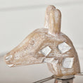 Load image into Gallery viewer, Carved Wood Animal Table Lamp
