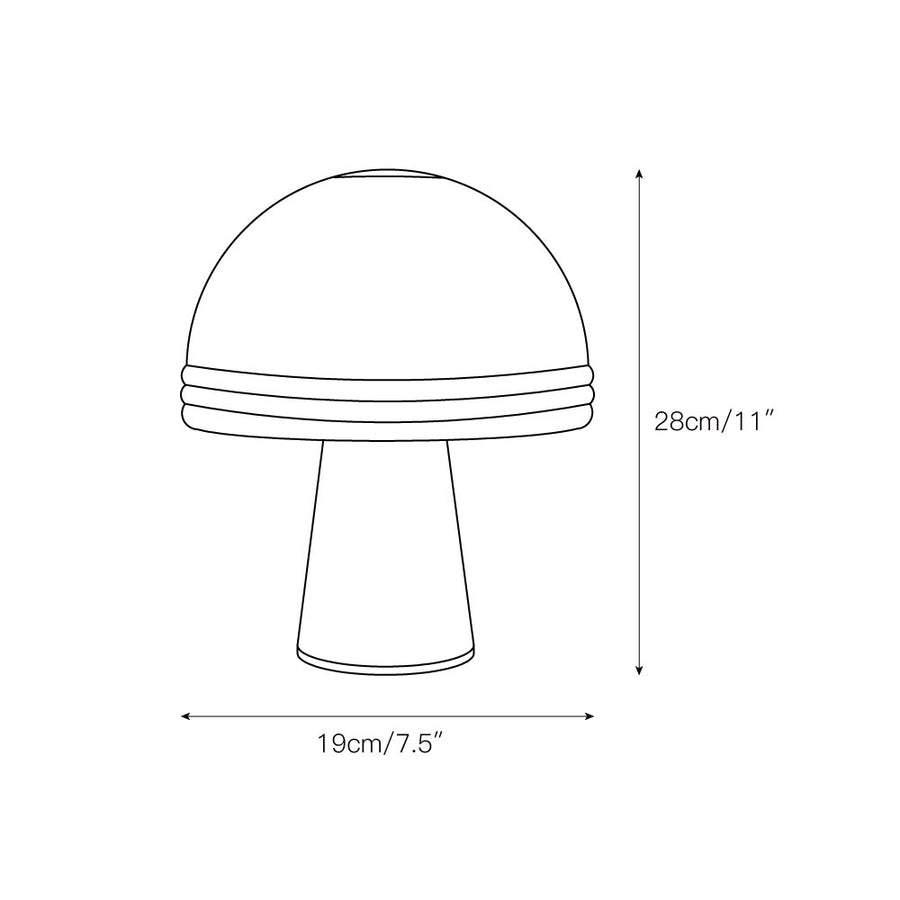 Cassie Table Lamp – detail 3 — Dimension drawings 1