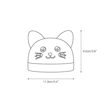 Cat Mouse Clock Night Light – detail 4 — Dimension drawings 1