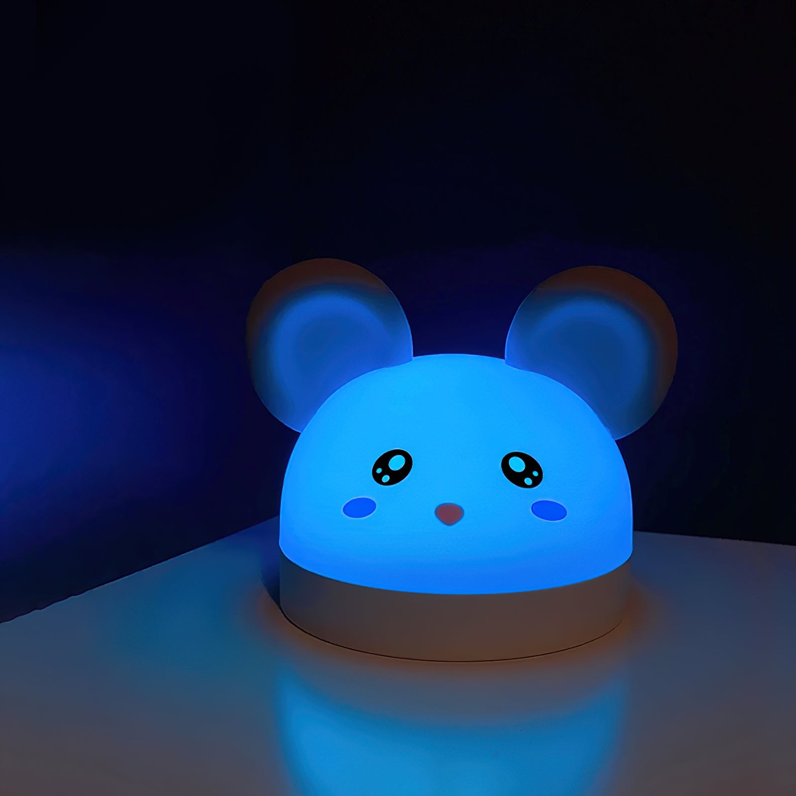 Cat Mouse Clock Night Light