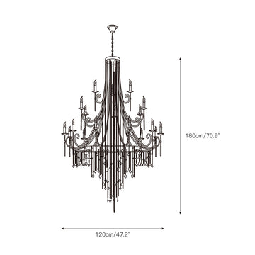 Cebu Chandelier – detail 6 — Dimension drawings 3