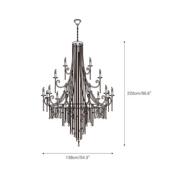 Cebu Chandelier – detail 7 — Dimension drawings 4