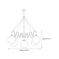 Load image into Gallery viewer, Cecil Balanced Glass Chandelier
