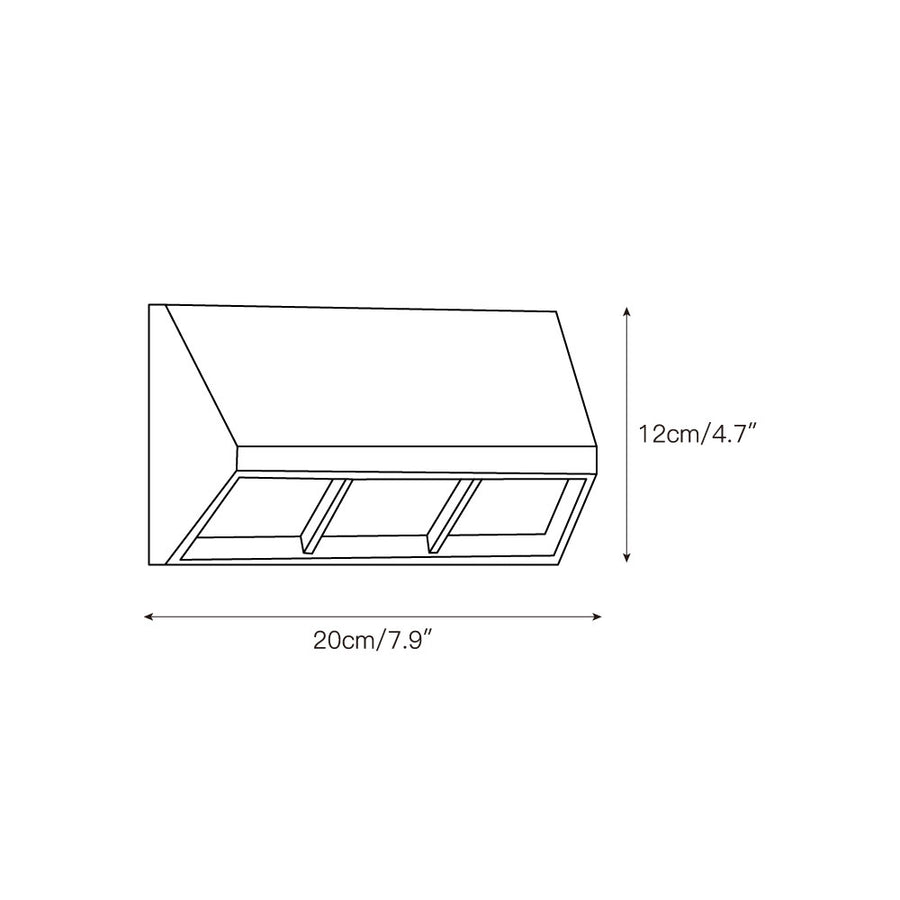 Cedrick LED Wall Lamp – detail 3 — Dimension drawings 1