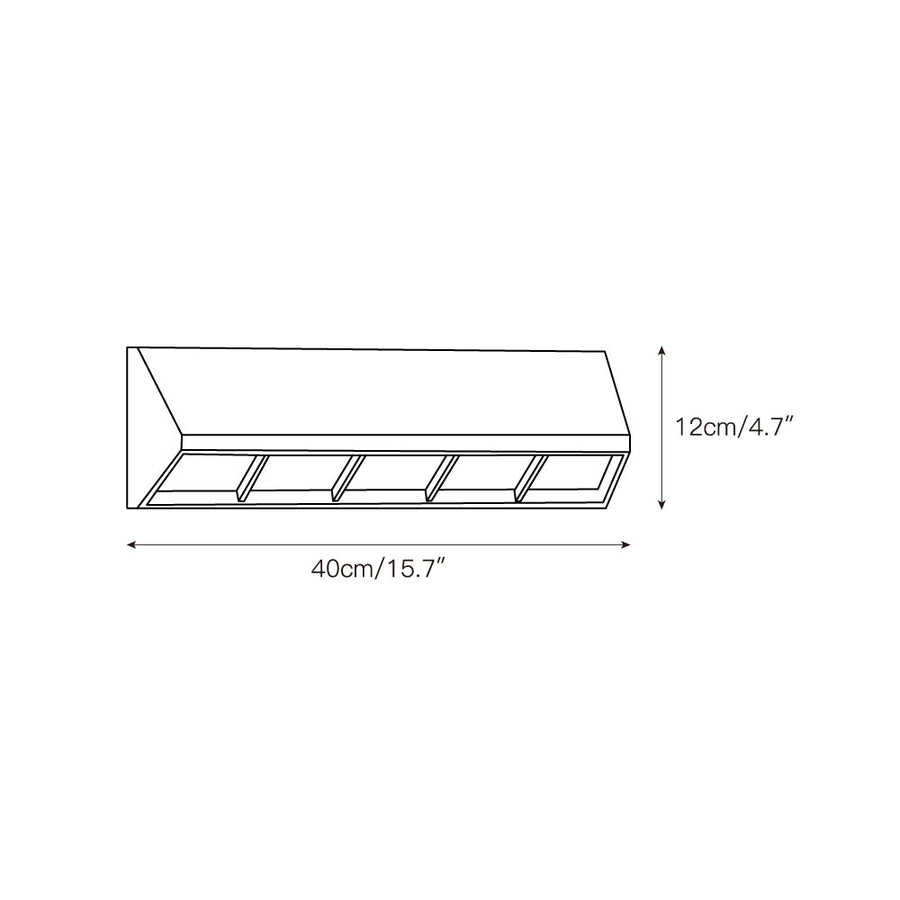 Cedrick LED Wall Lamp – detail 4 — Dimension drawings 2