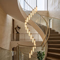 Load image into Gallery viewer, Celestial Alabaster Cascade Chandelier

