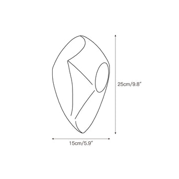Cement Hollow Wall Lamp – detail 3 — Dimension drawings 1