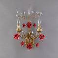 Load image into Gallery viewer, Ceramic Rose Vine Sconce

