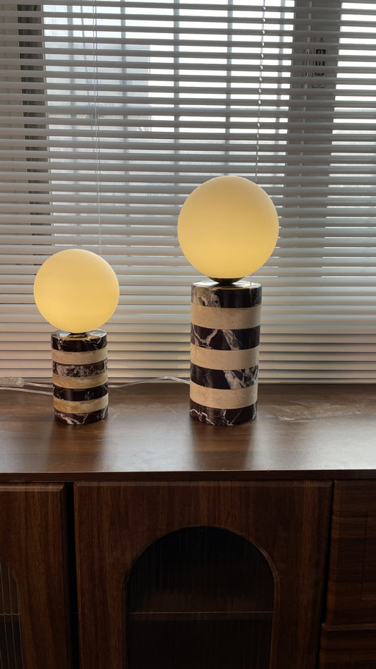 Charade Marble Table Lamp