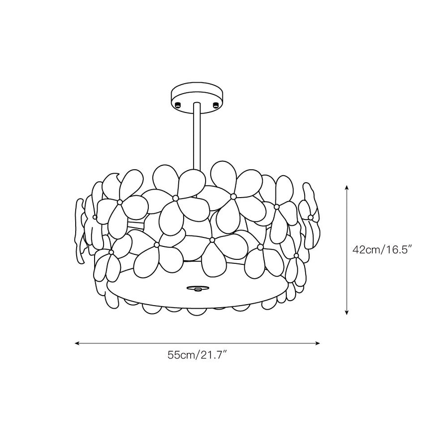 Charlotte Chandelier – detail 4 — Dimension drawings 2