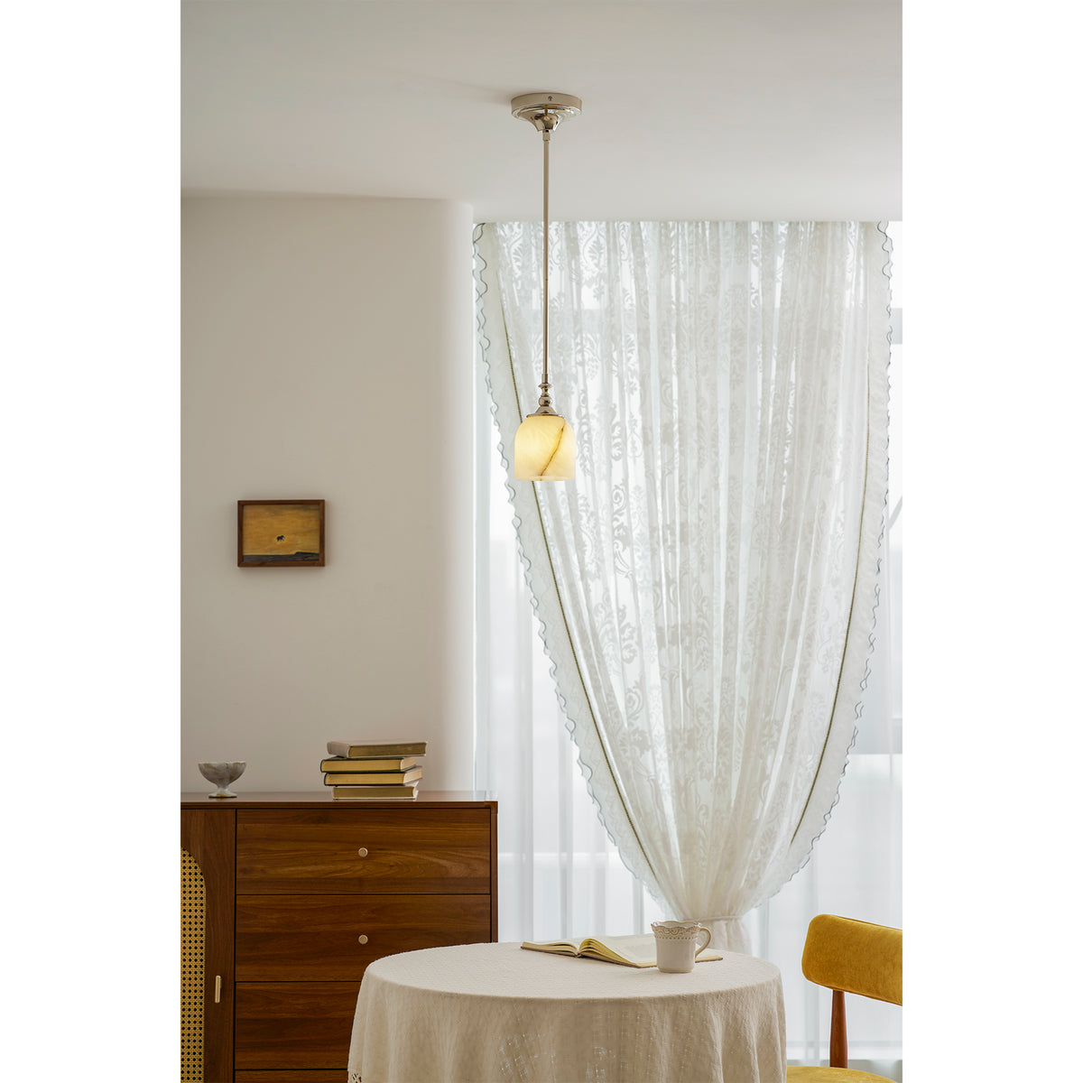 Chart Alabaster Pendant Lamp