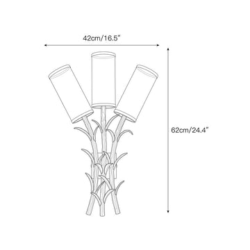 Chelsea Wall Sconces – detail 3 — Dimension drawings 1