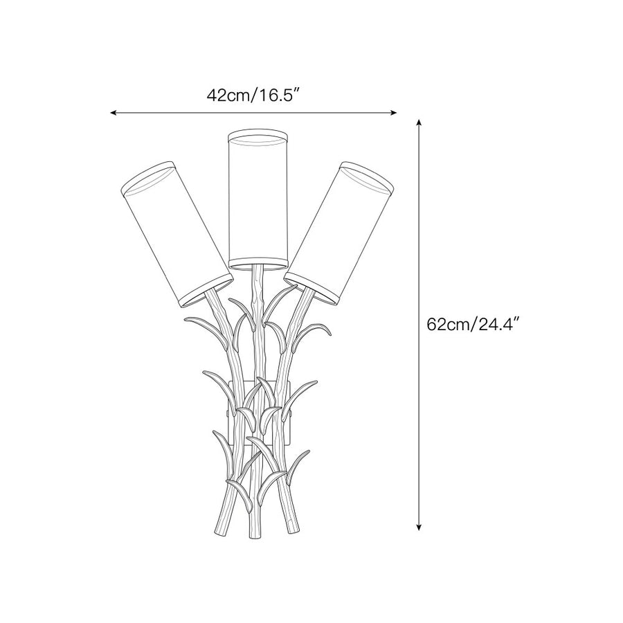 Chelsea Wall Sconces – detail 3 — Dimension drawings 1