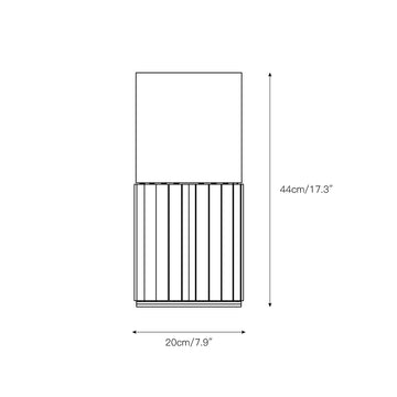 Chic Table Lamp – detail 4 — Dimension drawings 1