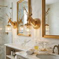 Charger l'image dans la visionneuse de la galerie, Stag Head Wall Sconce
