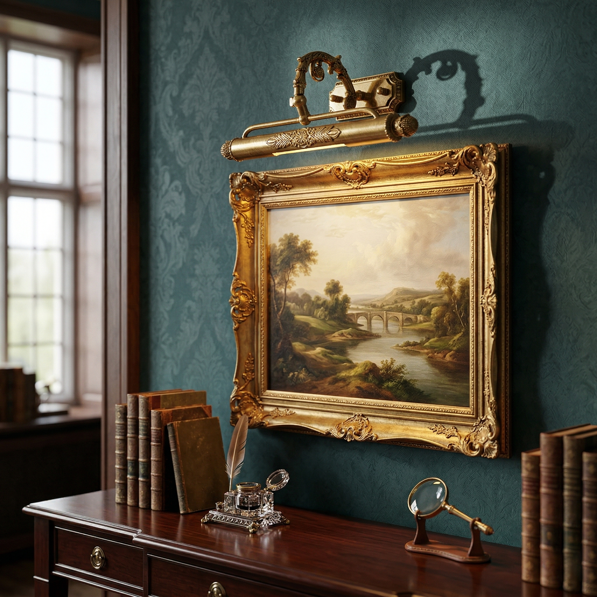 Pania Brass Wall Lamp