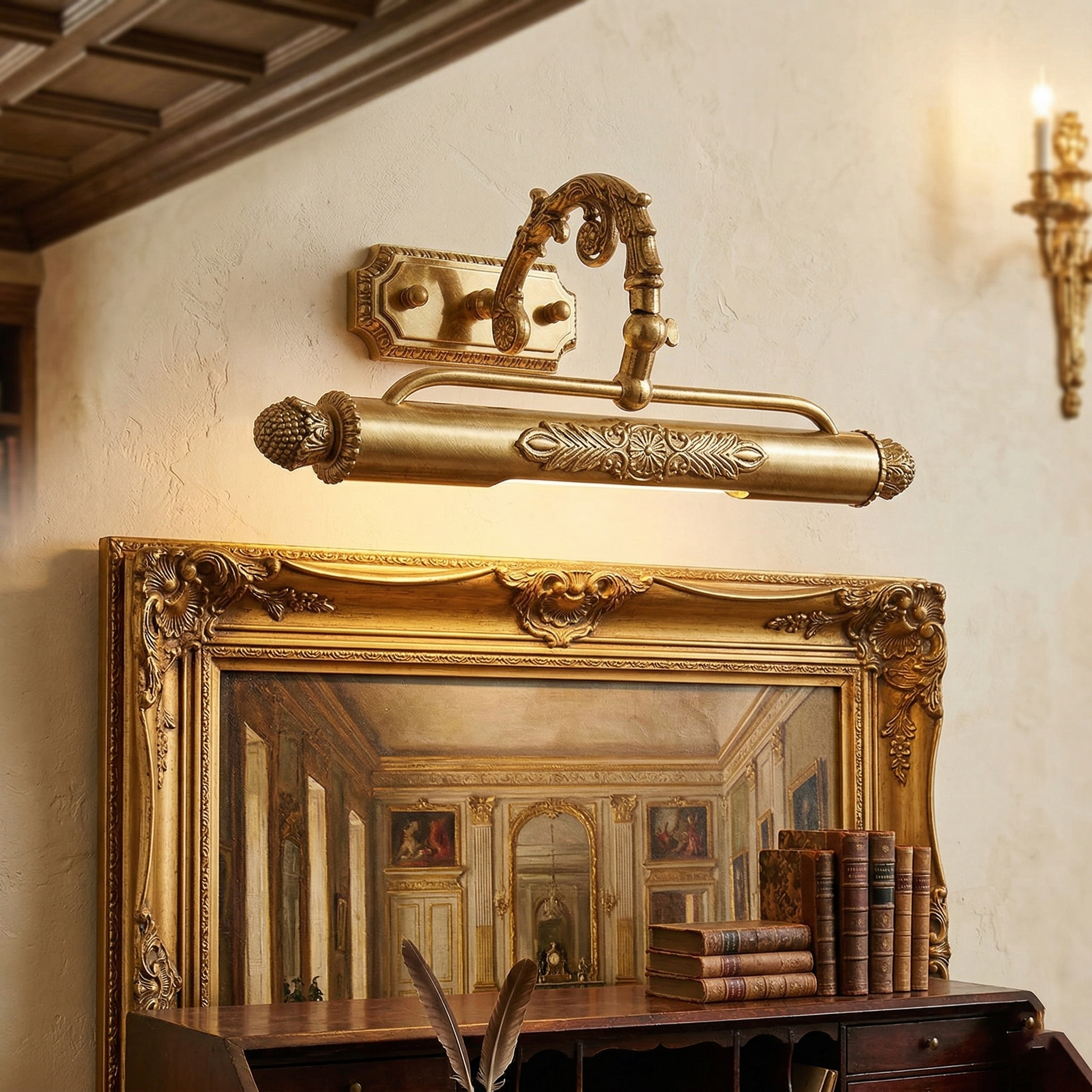 Pania Brass Wall Lamp