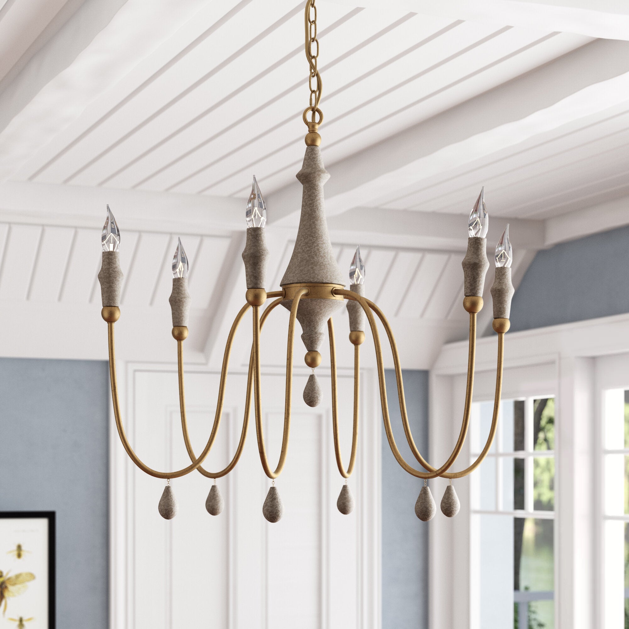 Clay Chandelier