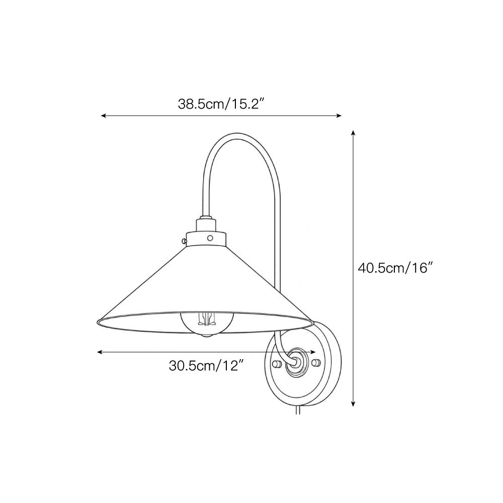 Clivedon Plug-in Wall Sconce