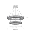 Load image into Gallery viewer, Coblitz Round LED Chandelier
