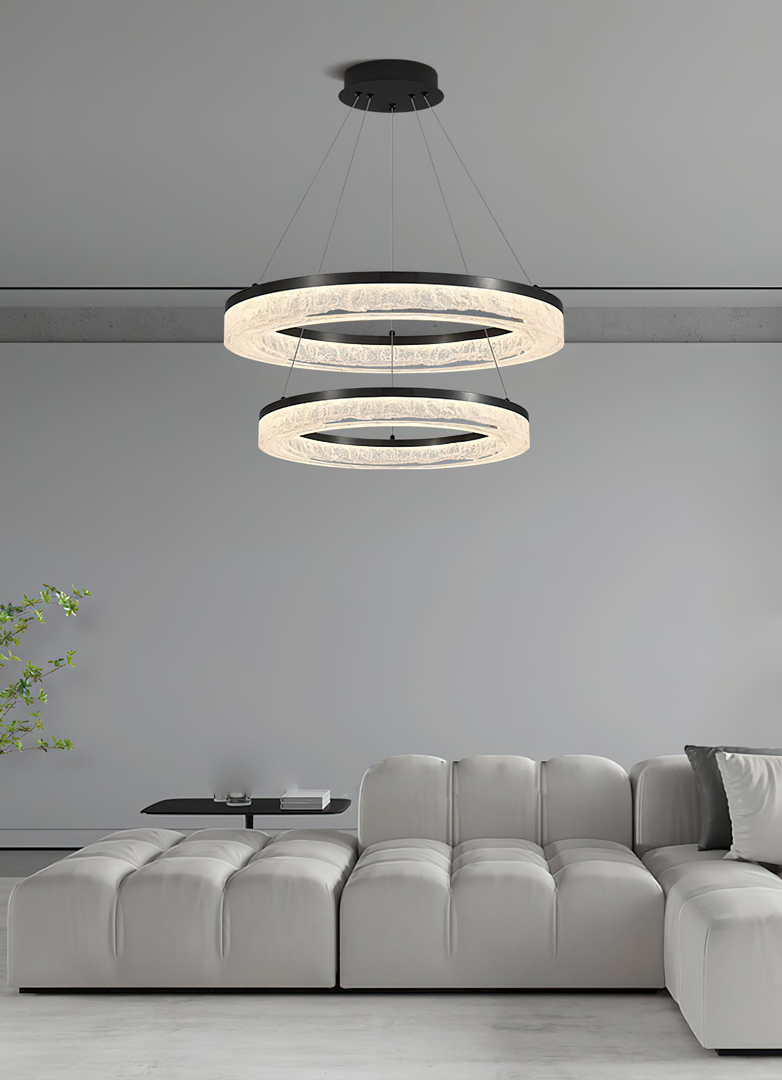 Lustre rond à LED Coblitz