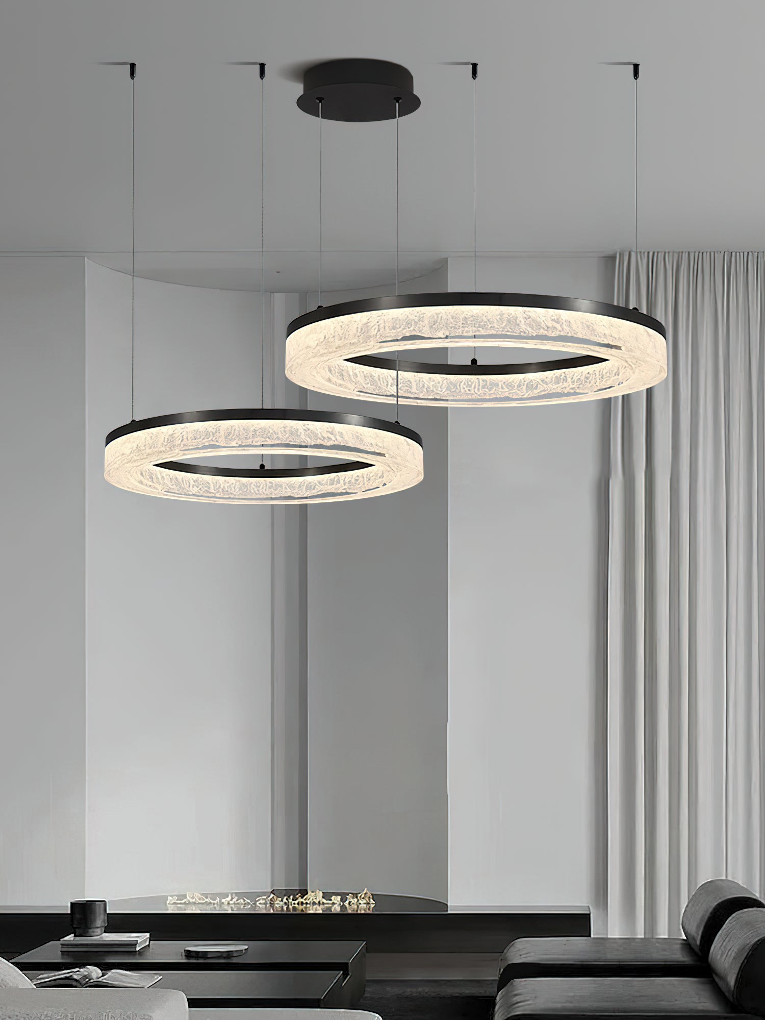 Lustre rond à LED Coblitz