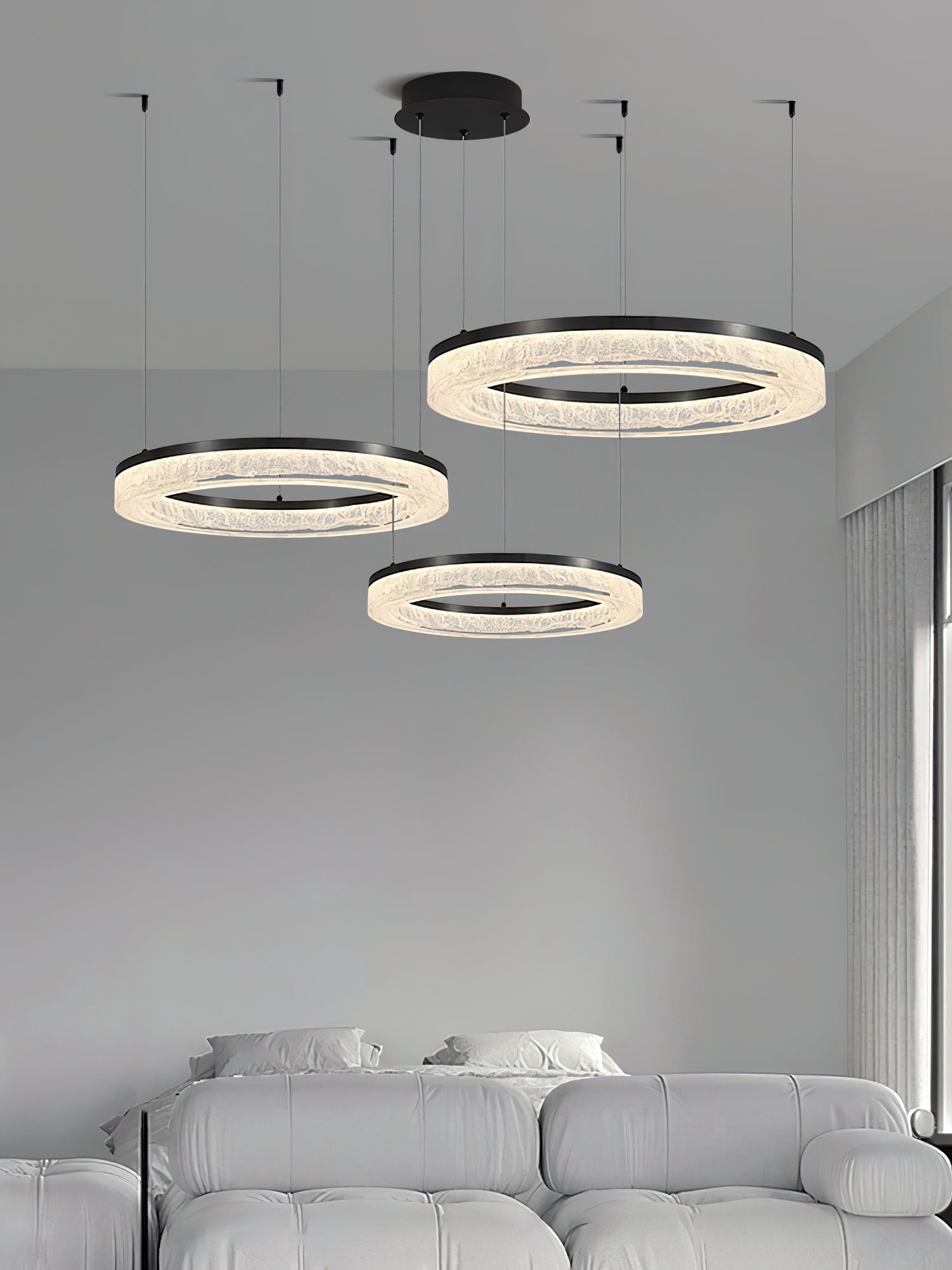 Lustre rond à LED Coblitz