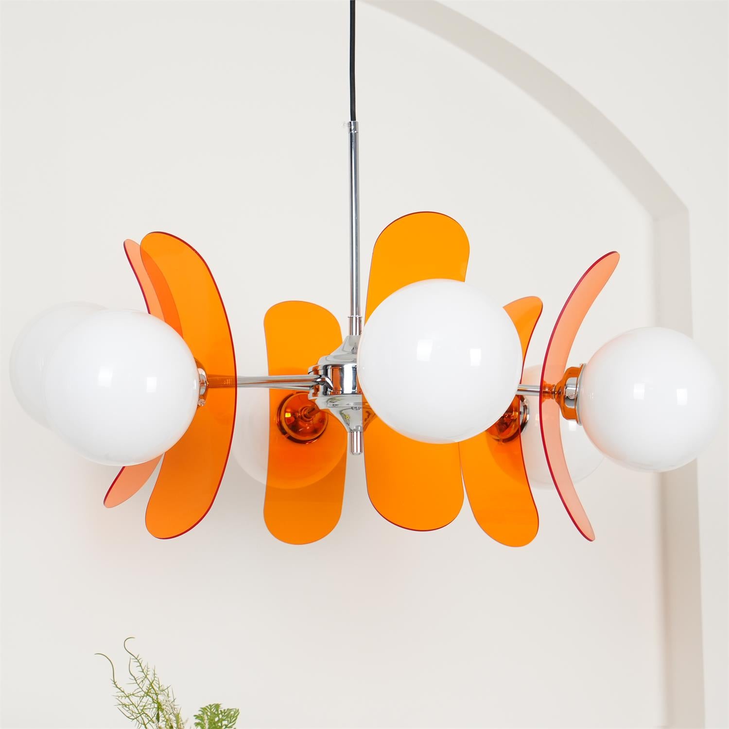 Coloured Sputnik Chandelier