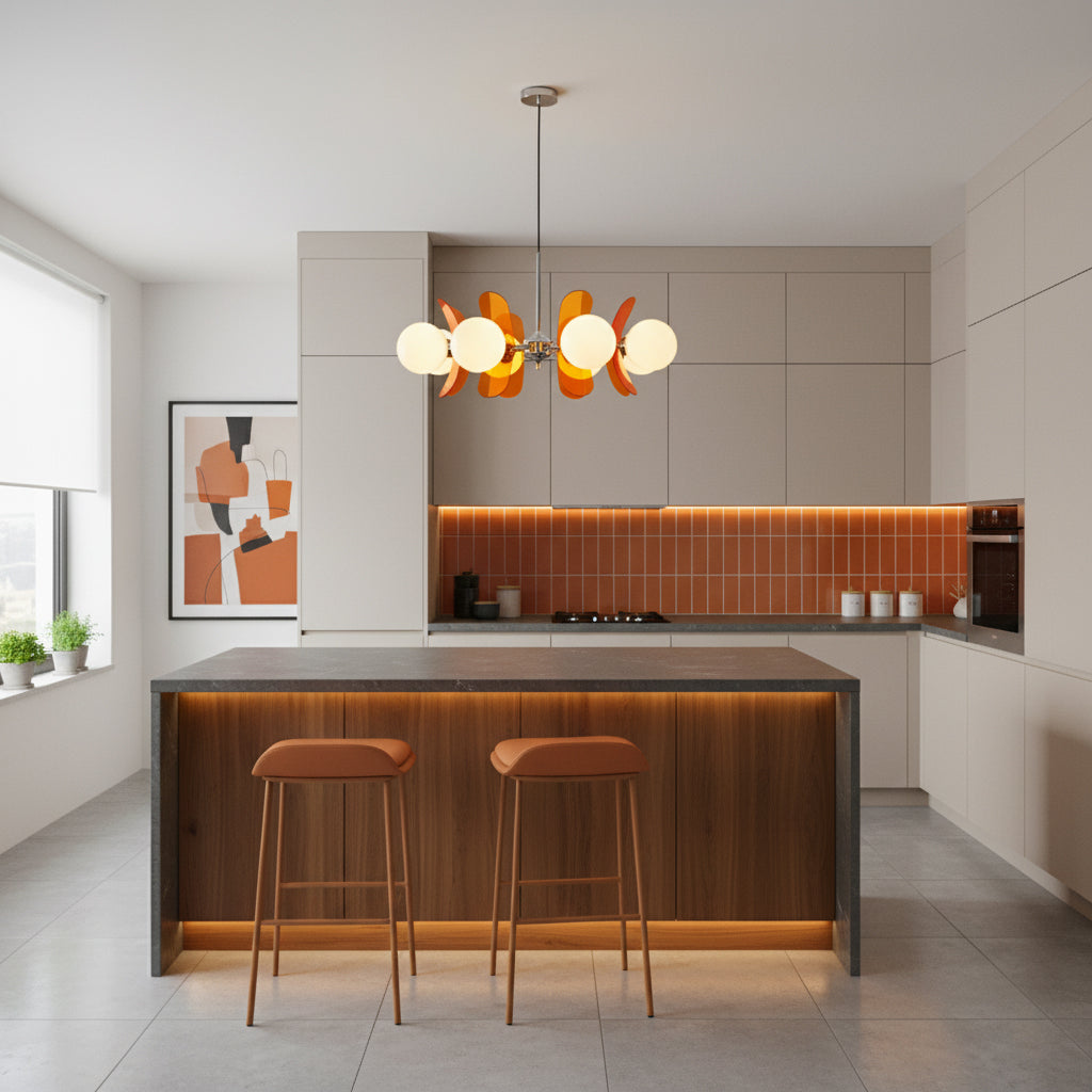 Coloured Sputnik Chandelier