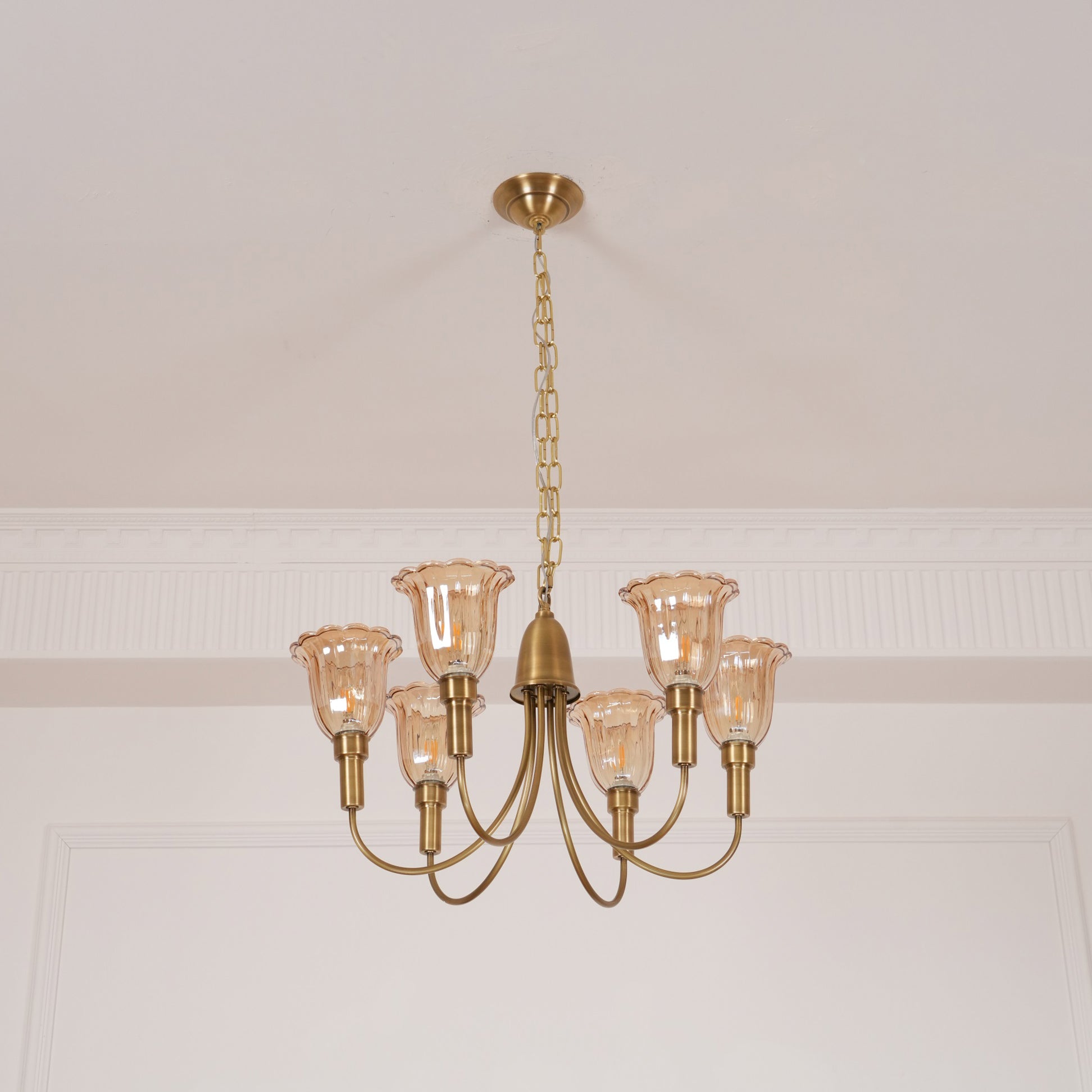 Columbia Brass Chandelier