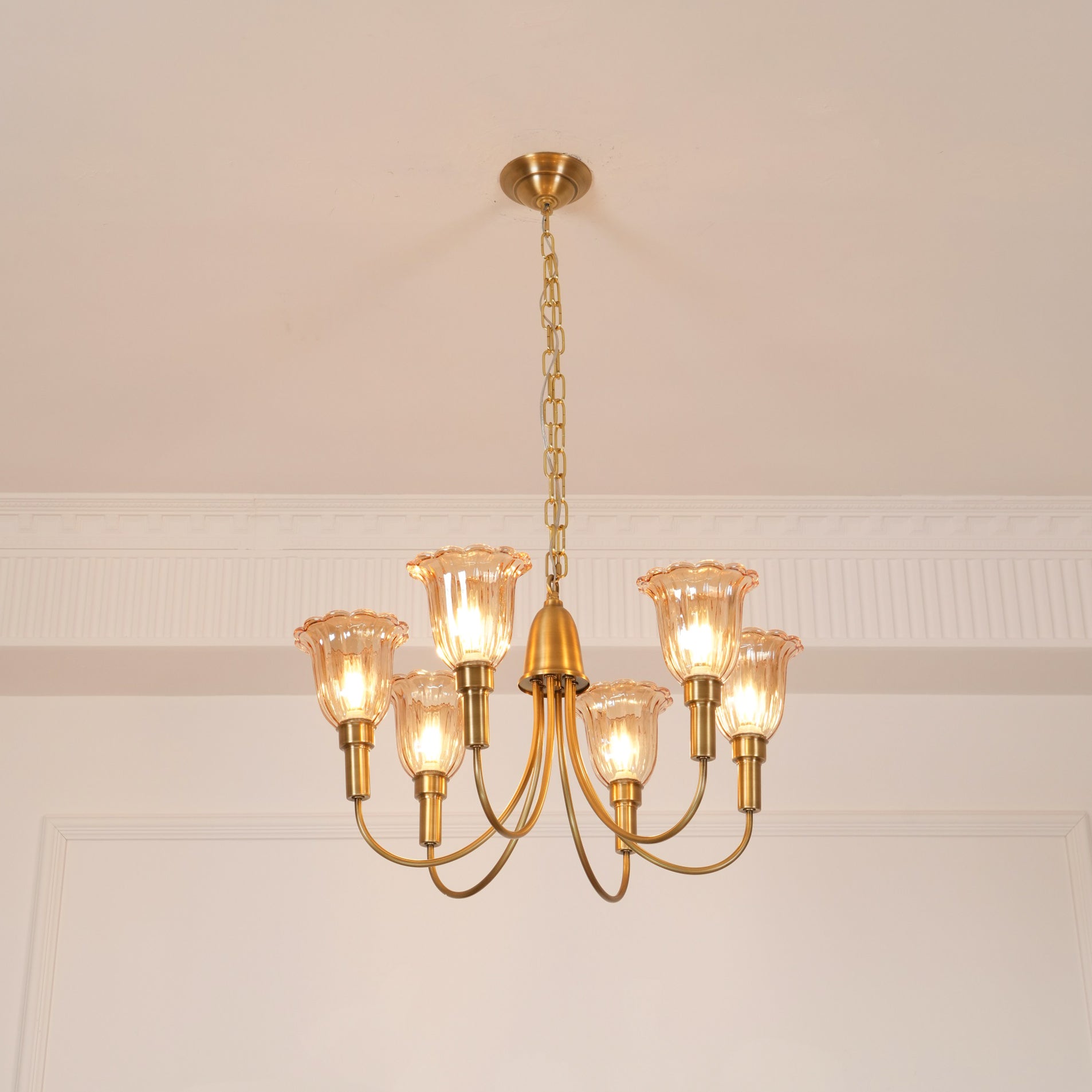 Columbia Brass Chandelier