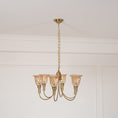 Load image into Gallery viewer, Columbia Brass Chandelier
