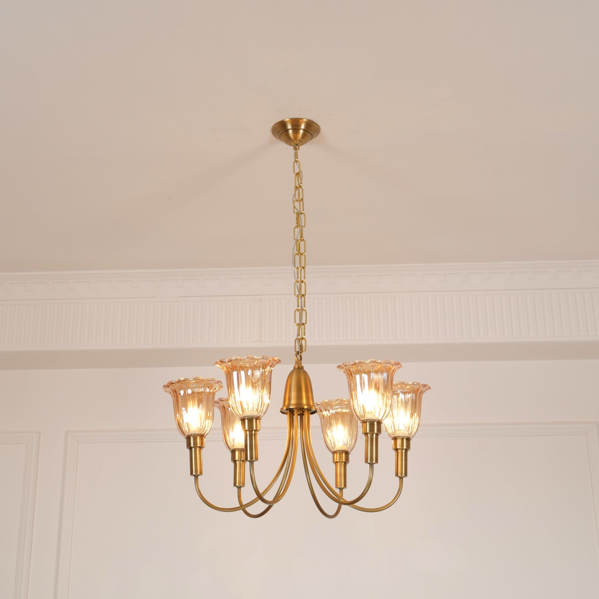 Columbia Brass Chandelier