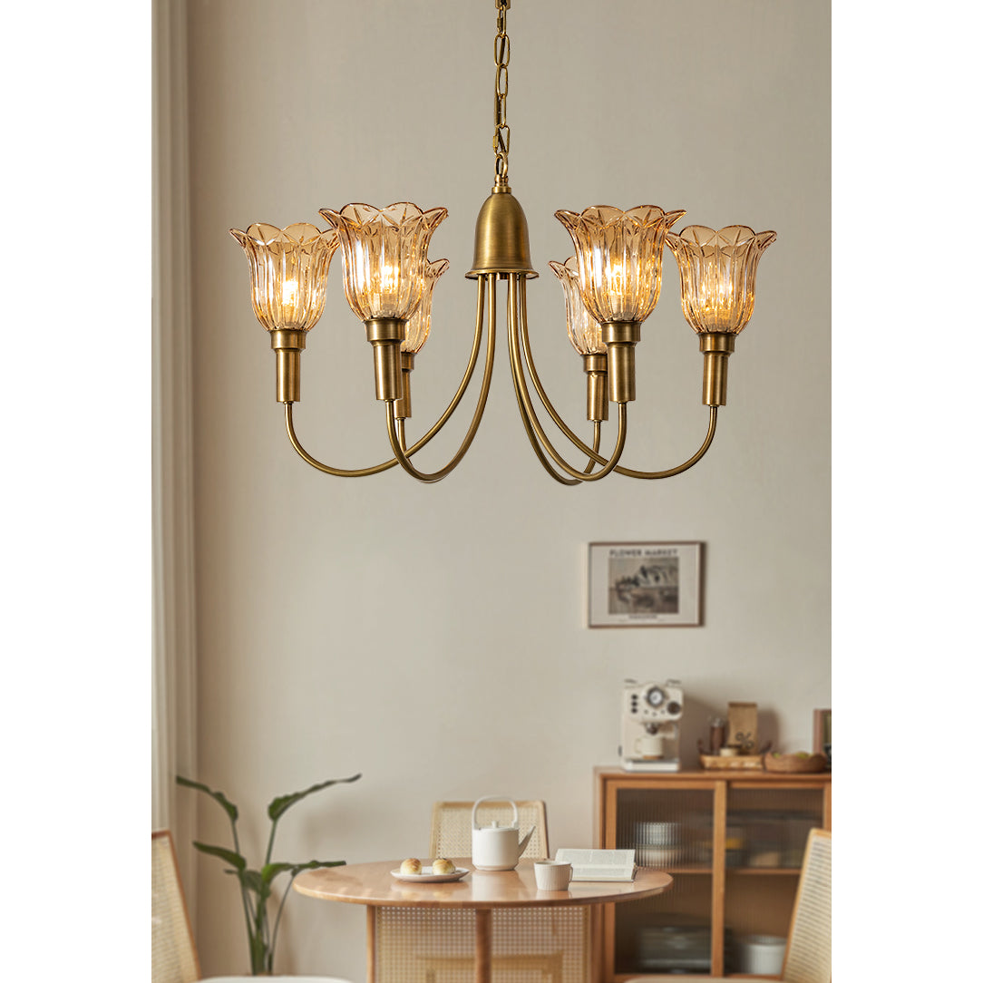 Columbia Brass Chandelier