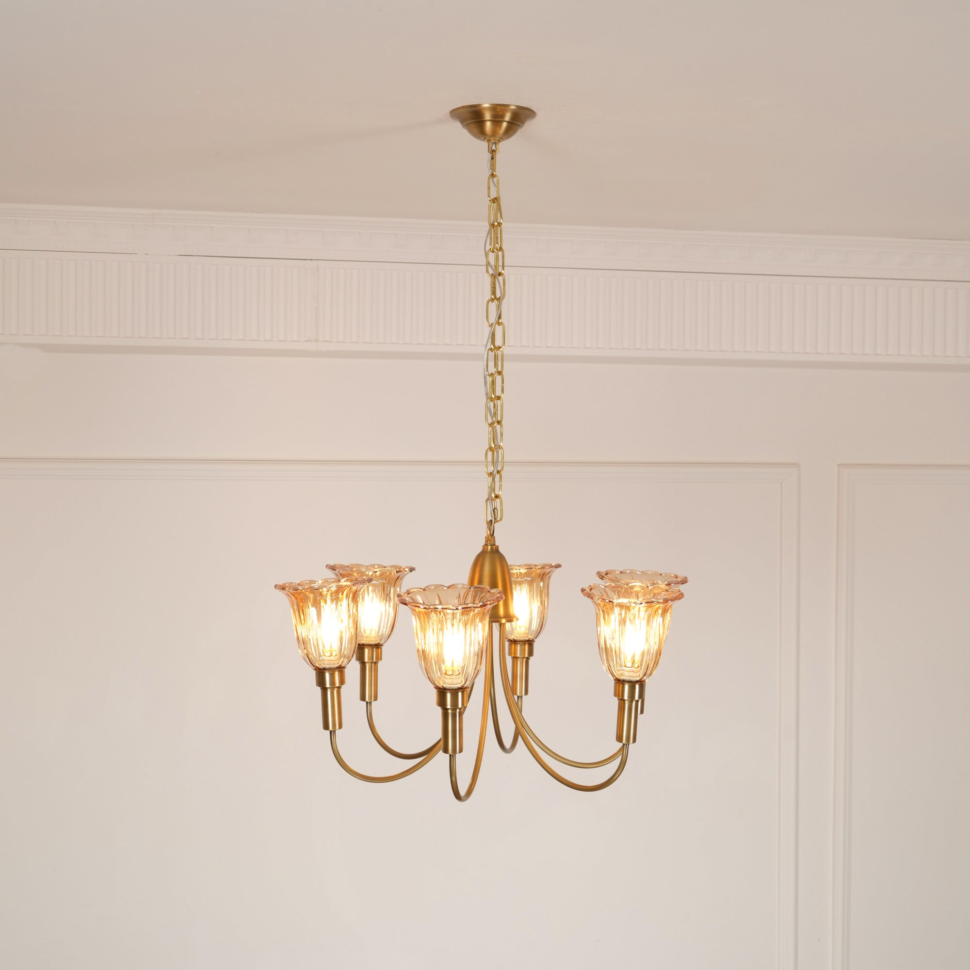 Columbia Brass Chandelier