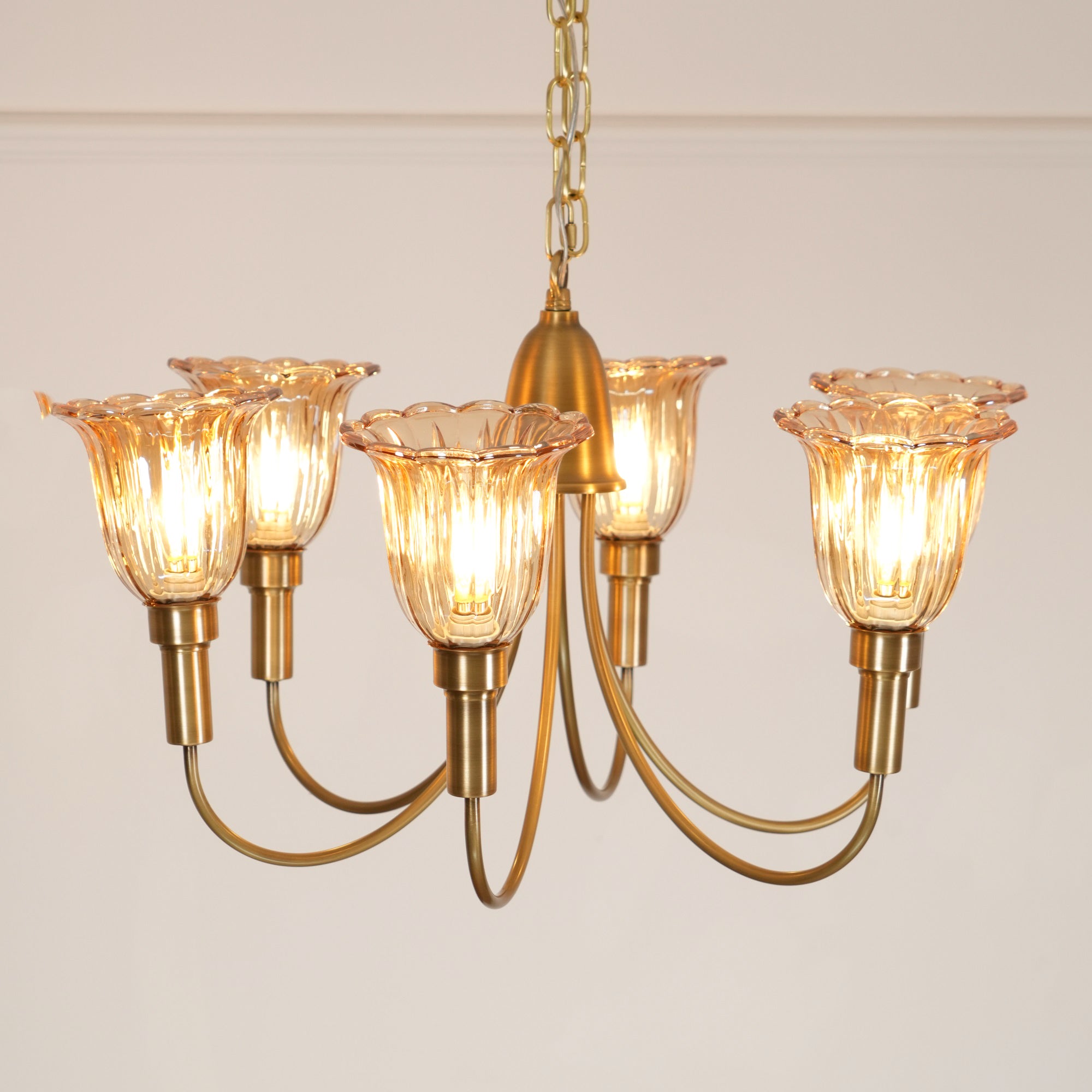 Lustre en laiton Columbia