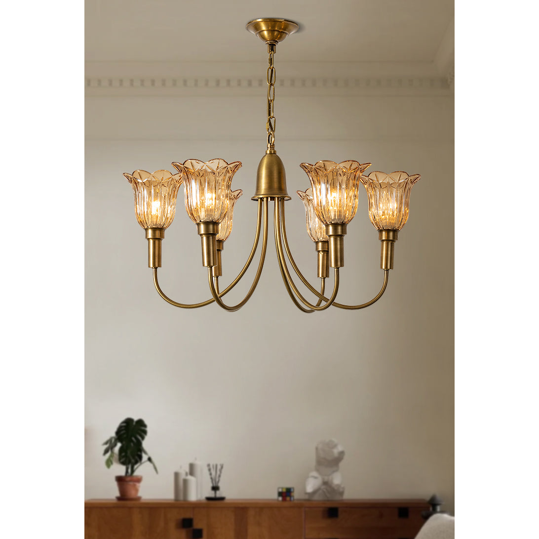 Columbia Brass Chandelier