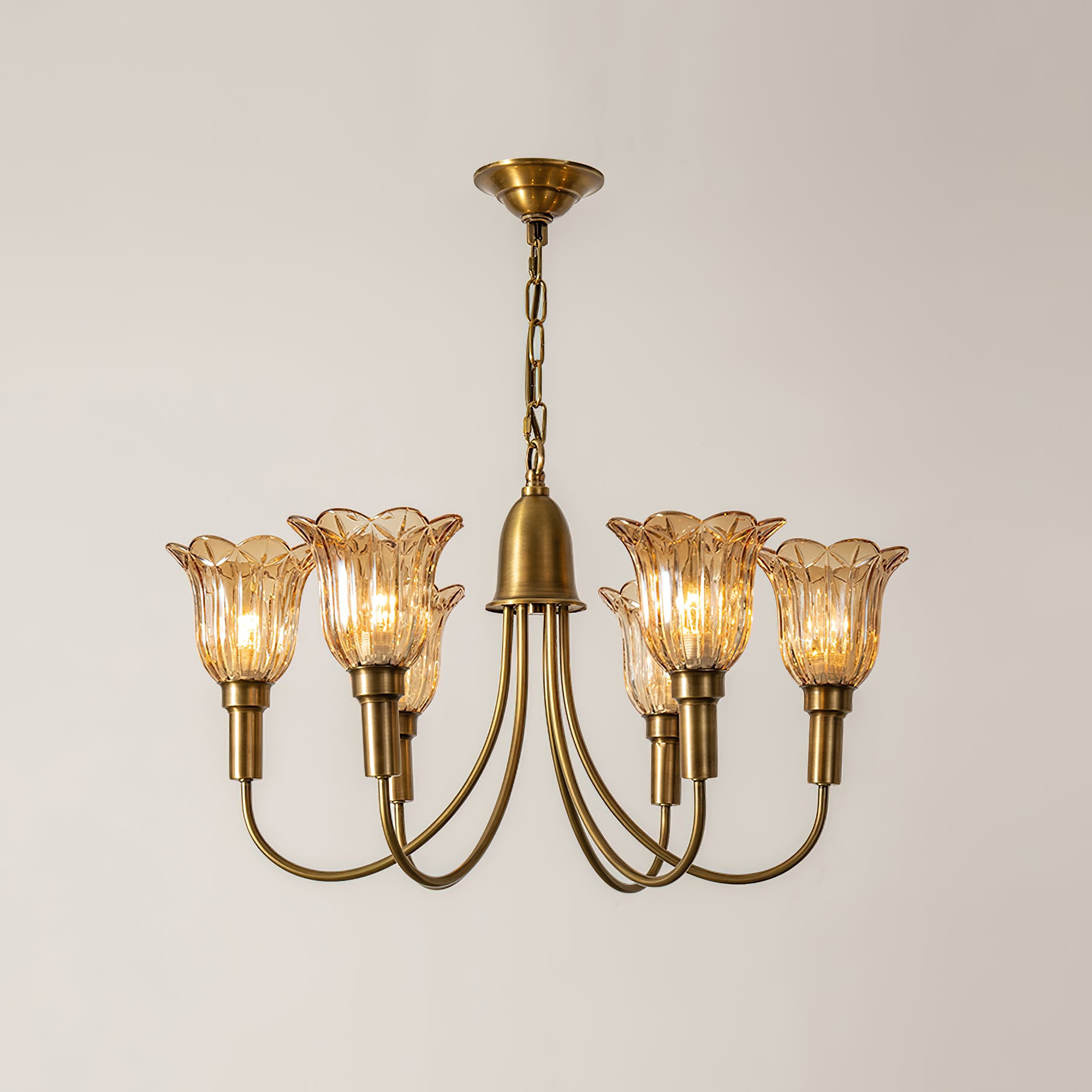 Columbia Brass Chandelier