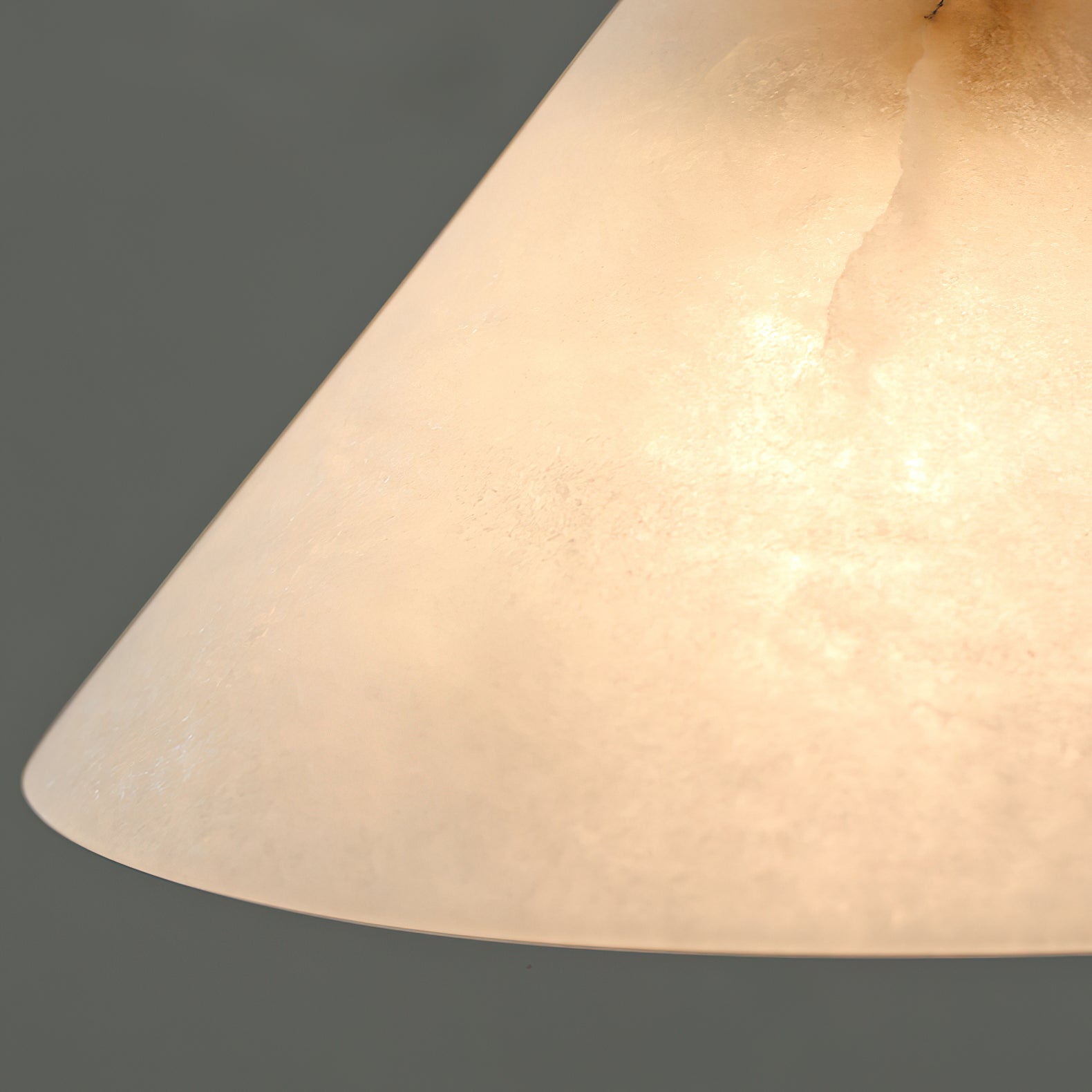 Conical Brass Pendant Lamp